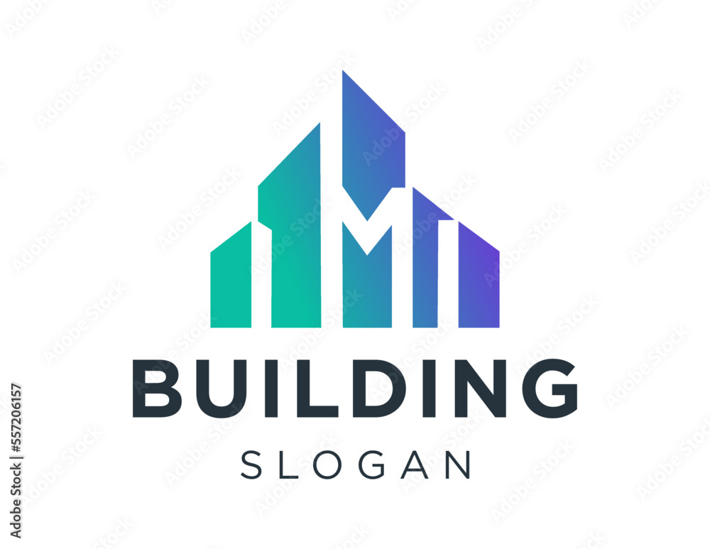 Logo design about Building on a white background. created using the CorelDraw application.