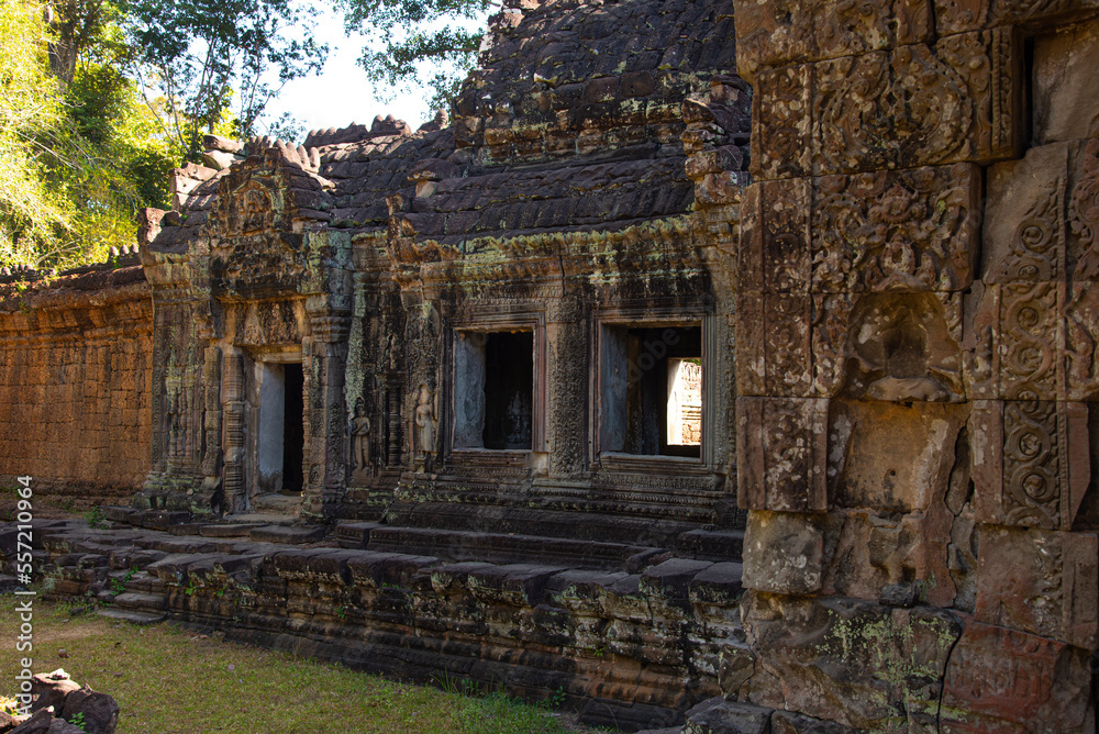 Preah Khan temple in Angkor Thom, Cambodia