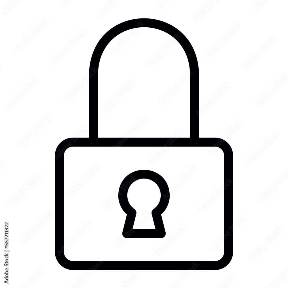 lock line icon lock line icon