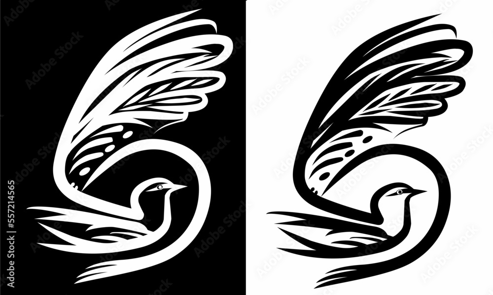 black and white dove bird tattoo logo sillhouette black and white dove bird tattoo logo sillhouette