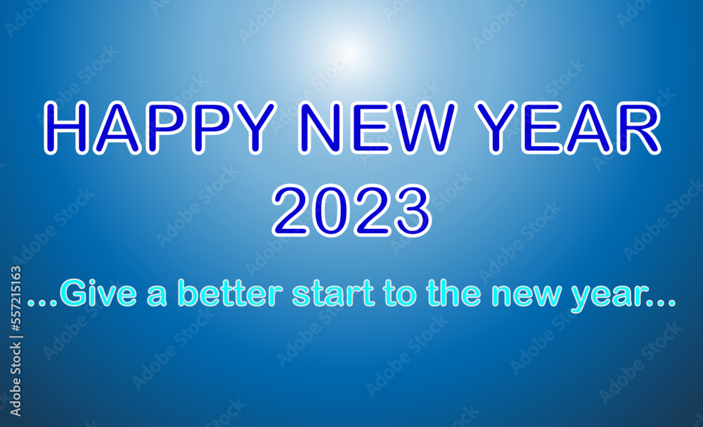 happy new year 2023 background