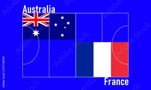 2. Australia  vs  France Qualification Group Match photo