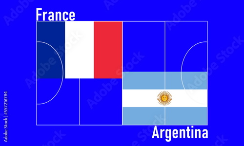 22. France  vs  Argentina Qualification Group Match photo