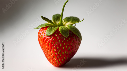 Strawberry isolated on a neutral background