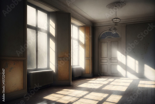 sunrays falling into apartment © Shades3d