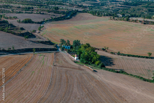 road in the countryside in Spain, fields