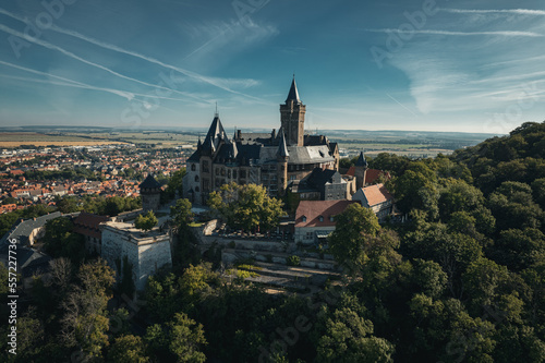 castle wennigerode in the harz mountains