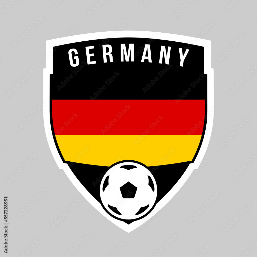 Germany Shield Team Badge for Football Tournament Germany Shield Team Badge for Football Tournament