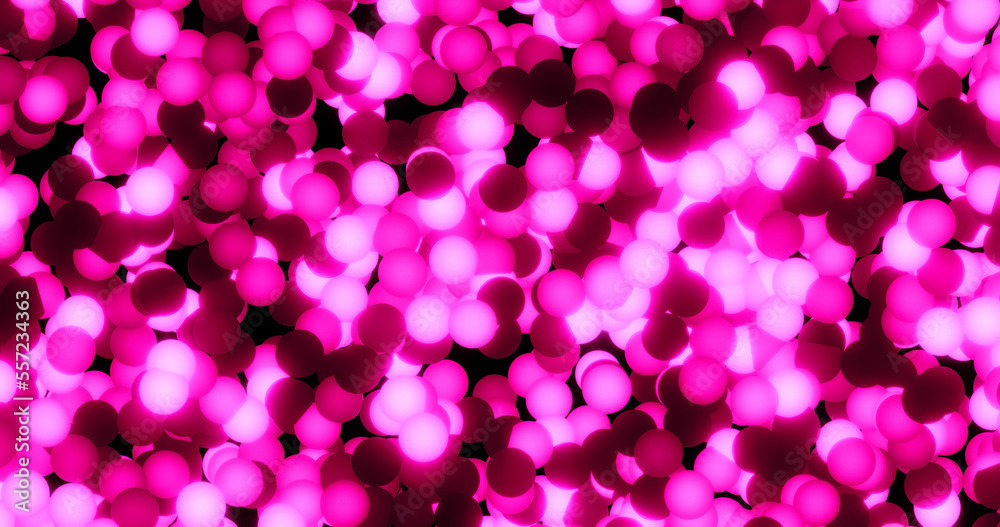 Purple beautiful bright luminous shiny iridescent balls circles of festive New Year's Christmas garlands or toys. Abstract background Purple beautiful bright luminous shiny iridescent balls circles of festive New Year's Christmas garlands or toys. Abstract background
