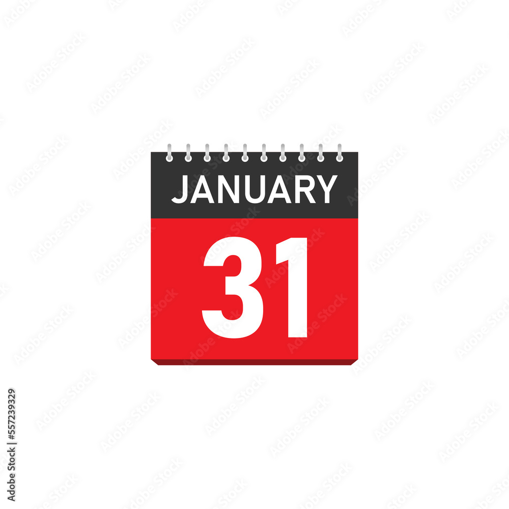 January 31 Concept Design. Vector Illustration. January 31 Concept Design. Vector Illustration.