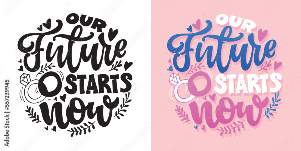 Fototapeta premium Cute hand drawn doodle motivation lettering phrase postcard. Lettering art label. T-shirt design, mug print.