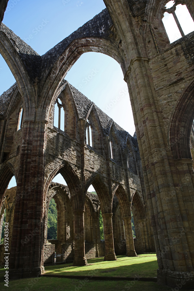 Tintern Abbey in Tintern, Monmouthshire, Wales, United Kingdom Tintern Abbey in Tintern, Monmouthshire, Wales, United Kingdom