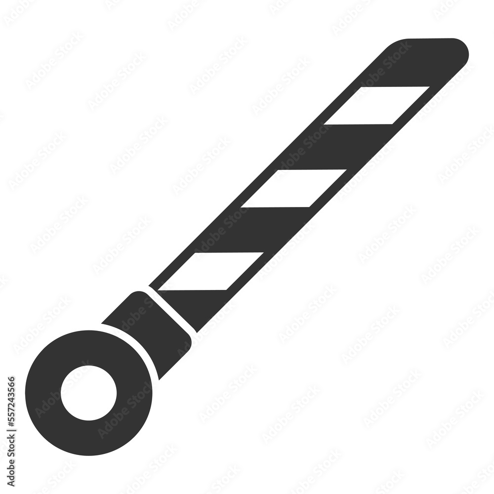 Barrier - icon, illustration on white background, glyph style