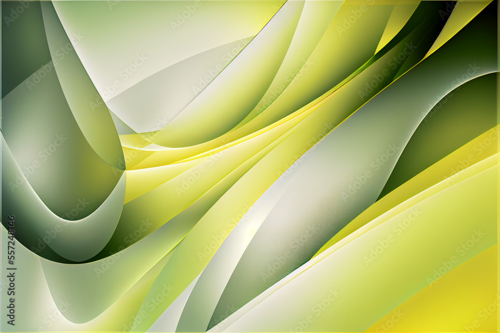Simple Light Green and Yellow Background. Generative ai Stock ...