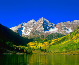 Maroon Bells white river national forest Aspen Colorado USA