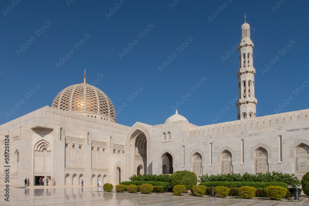 The Grand Mosque in Muscat in Oman