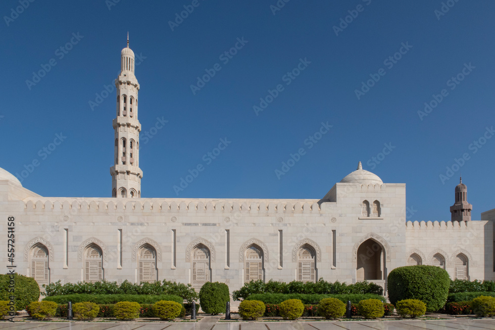 The Grand Mosque in Muscat in Oman