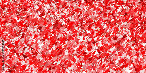 Light Red vector pattern with polygonal style.
