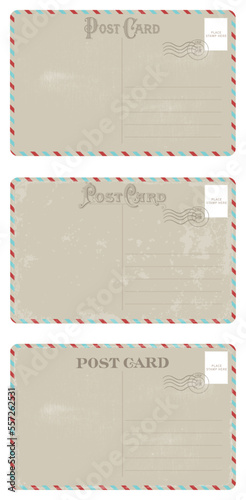 set of vintage christmas stamps
