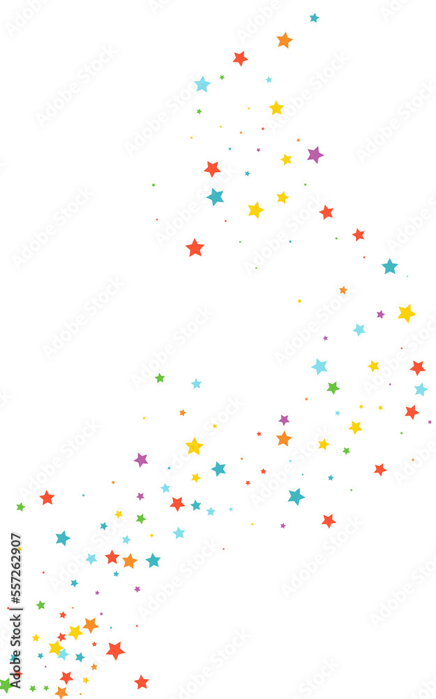 Happy Falling Vector White Background Glow