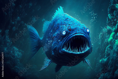 Deep Ocean Fish - Generative AI