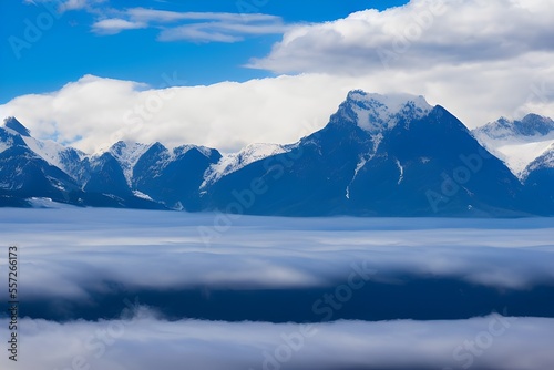 Mountains in the clouds © Maksim