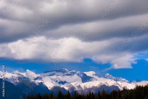 Mountains in the clouds © Maksim