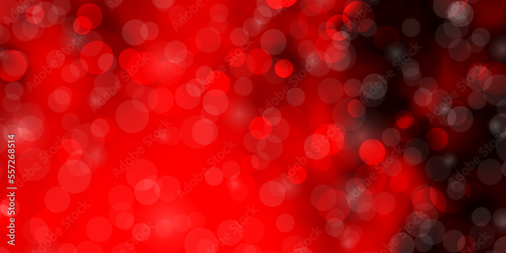 Dark Red vector background with circles. Dark Red vector background with circles.