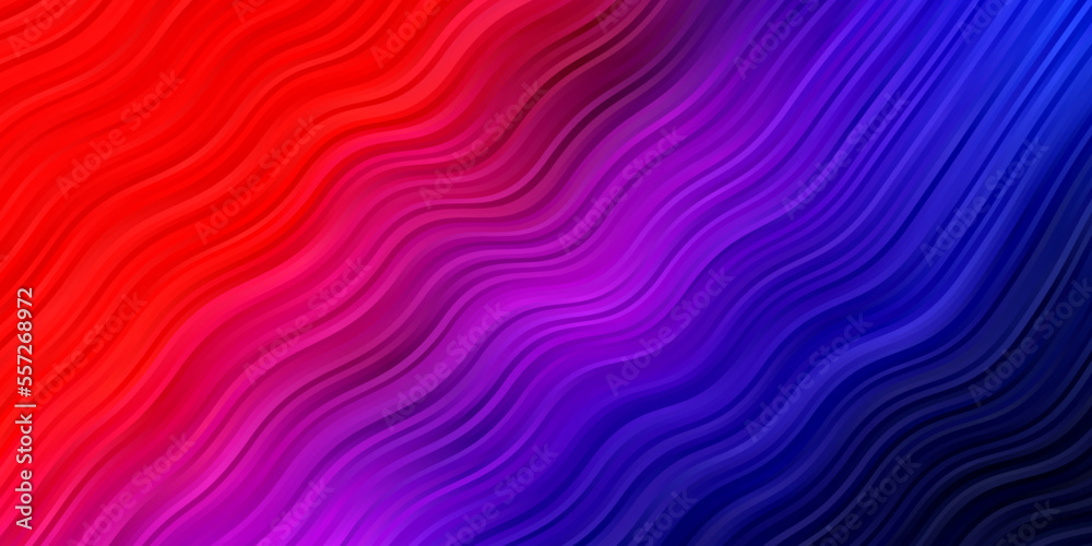 Light Blue, Red vector pattern with curves. Light Blue, Red vector pattern with curves.