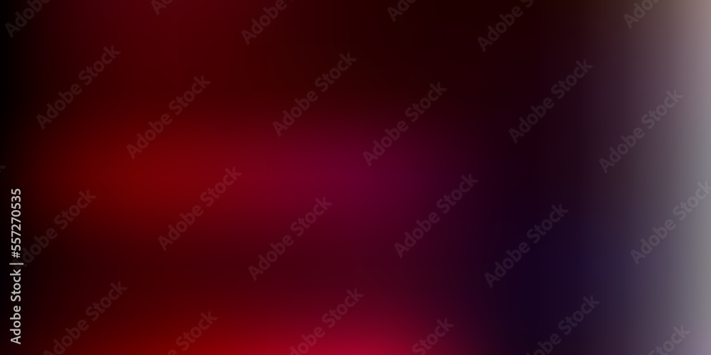 Dark pink, red vector blur texture.