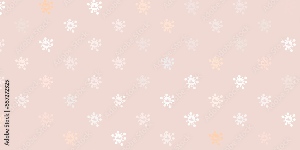 Light red vector texture with disease symbols. Light red vector texture with disease symbols.