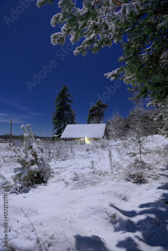 landscape with a house