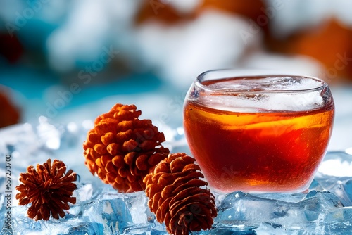 Cone in ice