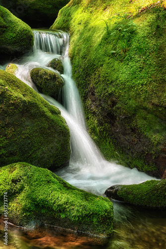 Rocky Smoky Mountains Waterfall photo