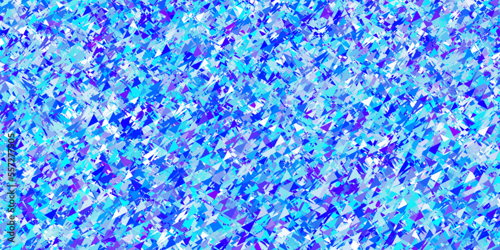 Light pink, blue vector layout with triangle forms.
