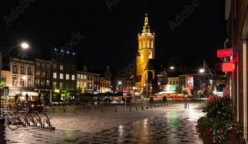 Roermond Holland Netherlands Altstadt, Marktplatz am Rathaus
