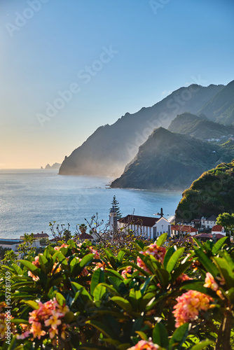 Porto da Cruz village, north side of Madeira Island