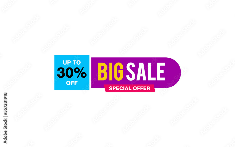 30 Percent discount offer, clearance, promotion banner layout with sticker style. 30 Percent discount offer, clearance, promotion banner layout with sticker style.