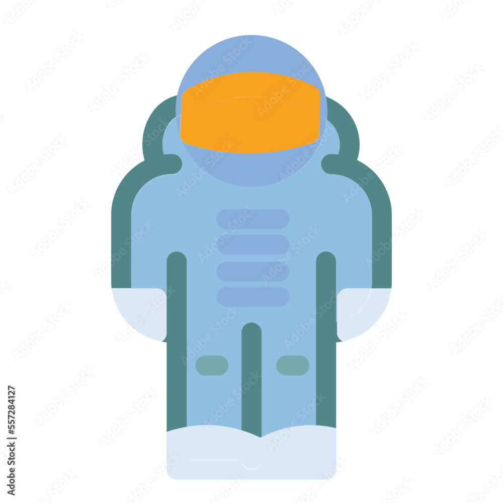 Fototapeta premium Astronaut Flat Icon