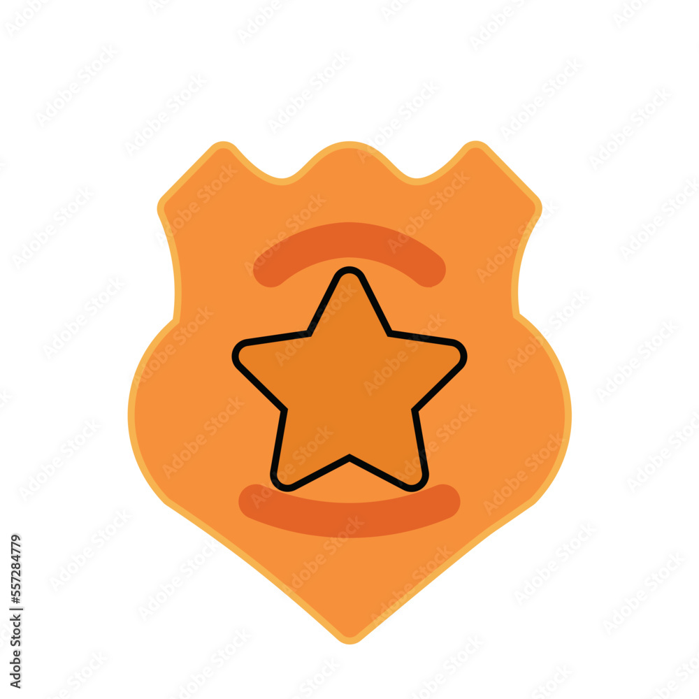 Sheriff Flat Icon Sheriff Flat Icon