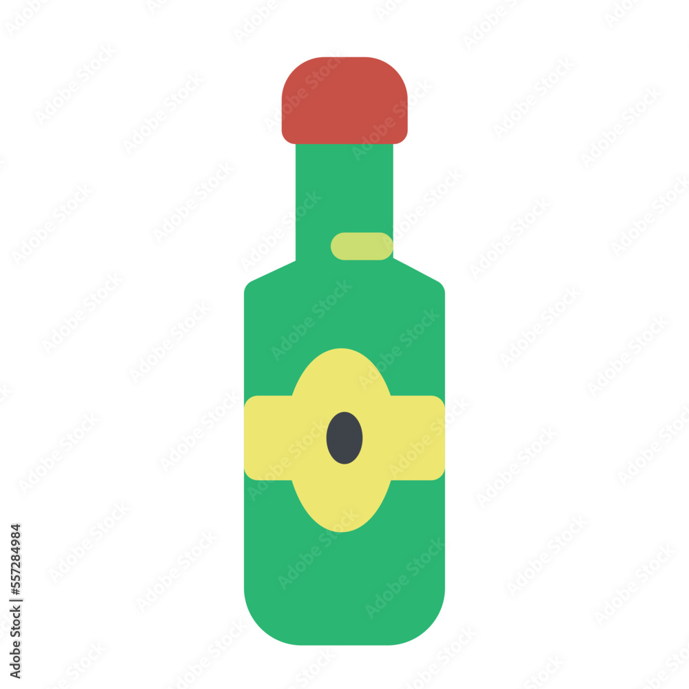 Bottle Flat Icon Bottle Flat Icon