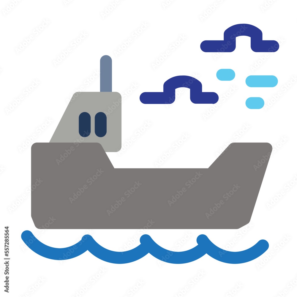 Tanker Flat Icon Tanker Flat Icon