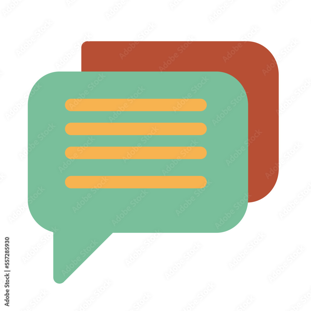 Speech Flat Icon