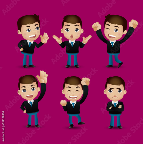 people with different poses