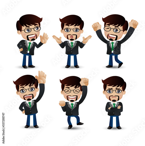 people with different poses