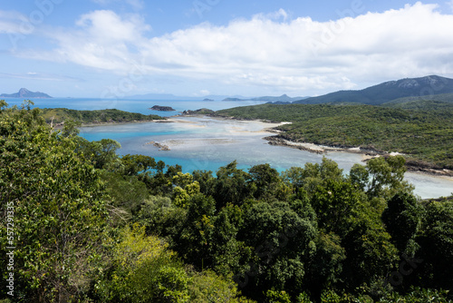 WView from Whitehaven lookout. Roughly 2km from Whitehaven beach, the track leads you to a stunning vista of Whitehaven beach and Hill Inlet. Well worth the walk.