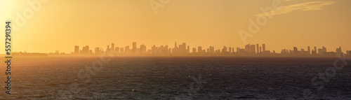 Beautiful sunset in the city of Miami  © Gian