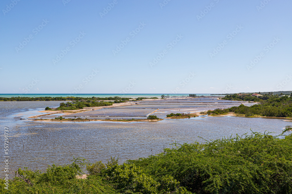 View of Cabo Rojo Salt Flats