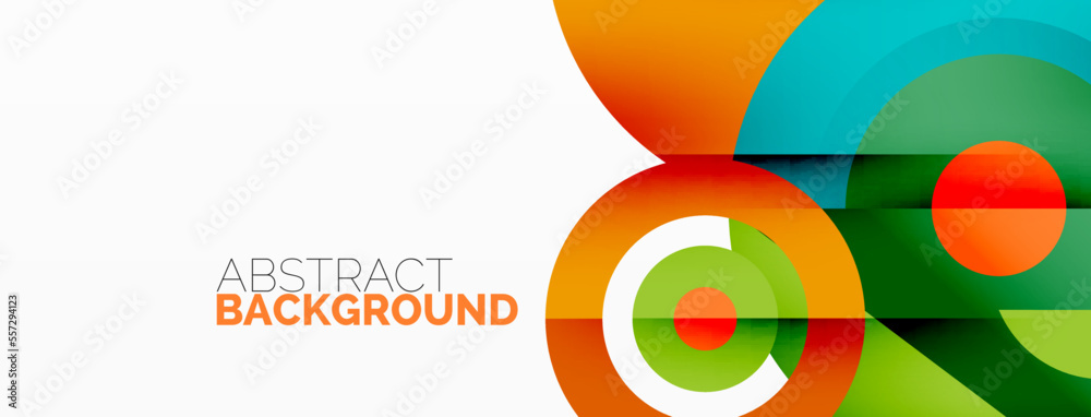 Rings and circles geometric abstract background for wallpaper, banner, backdrop Rings and circles geometric abstract background for wallpaper, banner, backdrop