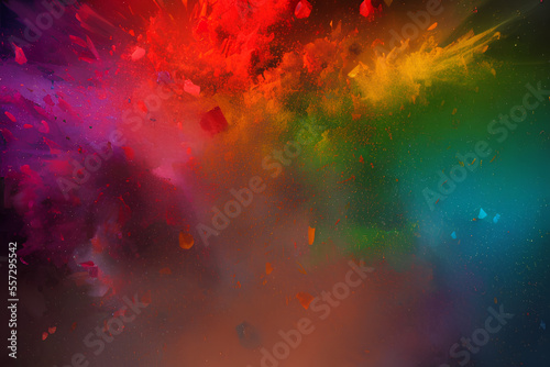 abstract colorful background  Generative IA